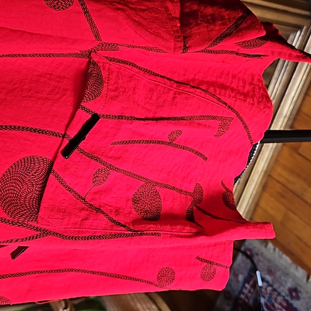 Ali Miles Poppy Print Overpiece/Jacket - Picture 4 of 9